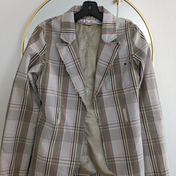 Triple Five Soul Jackets & Blazers - Triple Five Soul rare vintage plaid blazer - size S